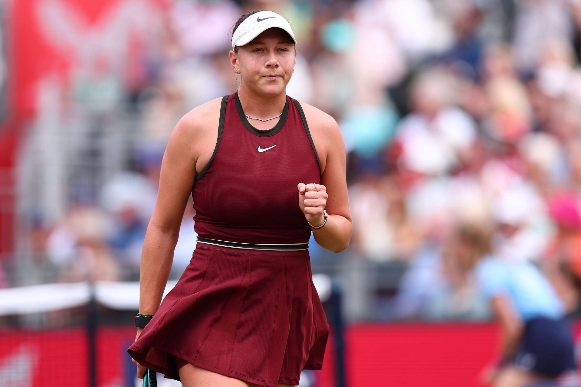 Amanda Anisimova at the HSBC Championships 2025. (Photo: Getty)